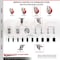 Service Caster 4 Inch 316SS Red Poly Swivel 1-3/4 Inch Expanding Stem Caster Lock Brake SCC SCC-SS316TTLEX20S414-PPUB-RED-134 - alternate 3